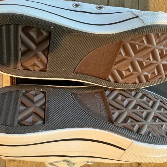 Converse Women's White Platform Sneakers - Picture 4 of 4